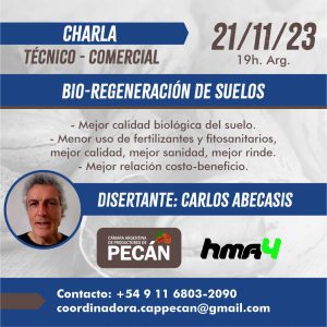 Charla Técnico-Comercial «Bioregeneración de suelos»