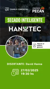 SECADO INTELIGENTE – HANUTEC 27 de febrero 2025